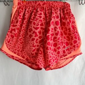 Pink Animal Print Nike Shorts